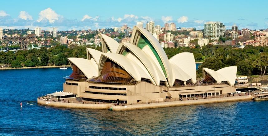 Sydney Opera House - obok kangurów to symbol Australii